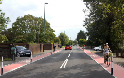 Protected cycle lanes: a vision for the Chichester/Emsworth Route