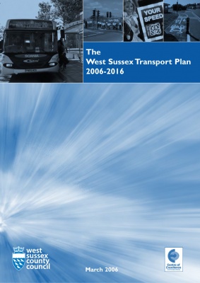 The West Sussex Transport Plan 2006-2016 (LTP2) cover